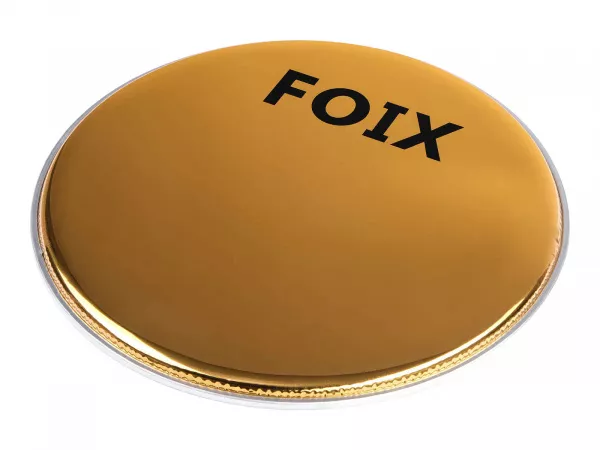 Пластик для малого и том барабана 18", золотистый, Foix, FDH-188GD-18  рис.2 