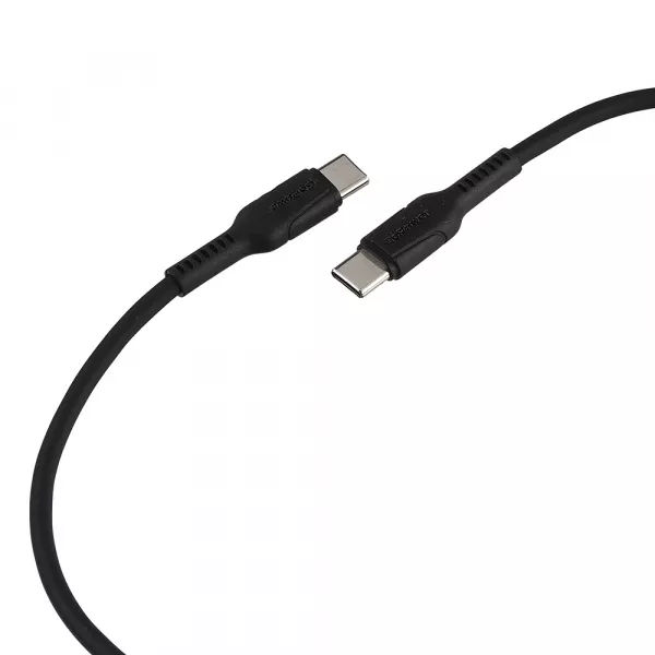 Кабель GP21TT Type-C (m)-Type-C (m) 3.0A 60W силикон черный, GoPower, 00-00028382  рис.2 