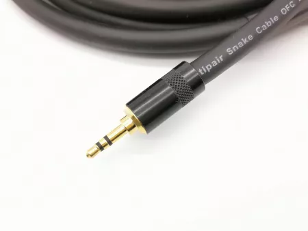 Кабель аудио 3.5-2х6.3мм, 5м, ZZcable, E52-3,5-2J-0500-0