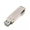 Флеш-накопитель MODERN 128GB USB3.0 Type-C (m) металл серый, GoPower, 00-00030046