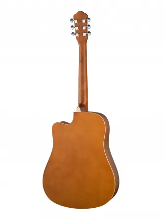 Акустическая гитара, с вырезом, красный санберст, Naranda, HS-4140-MAS