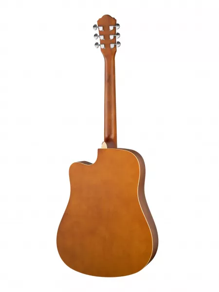 Акустическая гитара, с вырезом, красный санберст, Naranda, HS-4140-MAS  рис.2 