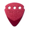 TeckPick Медиаторы 12шт, алюминий, красные, Dunlop, 467R.RED