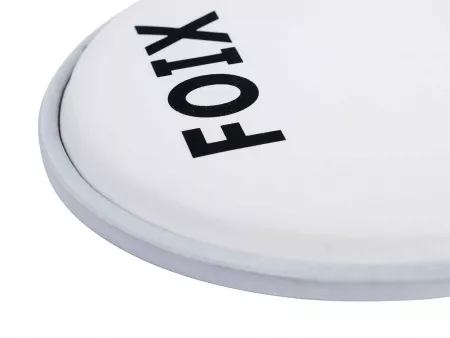 Пластик для малого и том барабана 6", белый, с покрытием, Foix, FDH-25WC-06