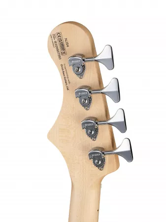 Elrick NJS Series Бас-гитара, белая, с чехлом, Cort, NJS4-WHT