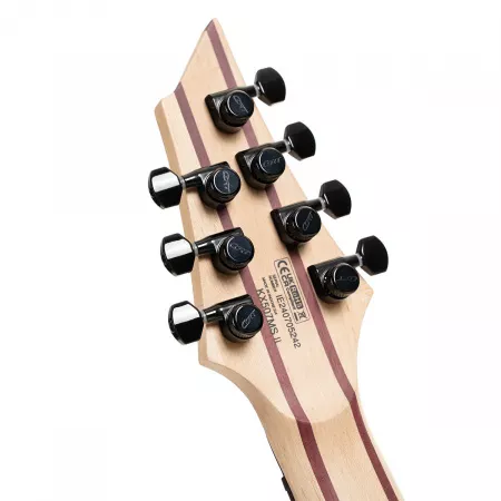 KX Series Электрогитара мультимензурная 7-струнная, черная, Cort, KX507MS-Pale-Moon-NBB