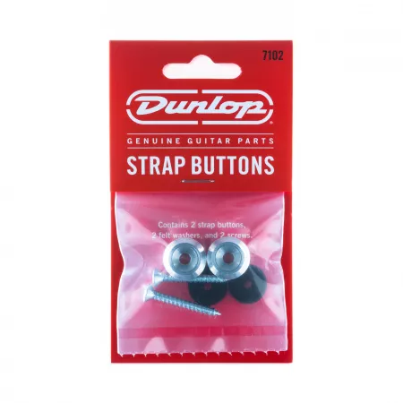 Комплект крепления ремня, 2шт, алюминий, Dunlop, 7102-Dunlop