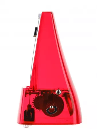 Метроном механический прозрачный красный Cherub, WSM-330TRD