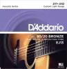 EJ13 BRONZE 80/20 Струны для акустической гитары бронза Custom Light 11-52 D`Addario
