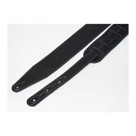 Leather 21 Ремень для гитары, кожаный, черный, Fidel, FL60044L21L