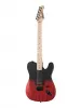Электрогитара, красная/черная, Inspector, TT-3-red-black