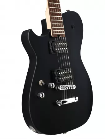 META Series Электрогитара, леворукая, черная, Cort, MBM-2H-LH-SBLK
