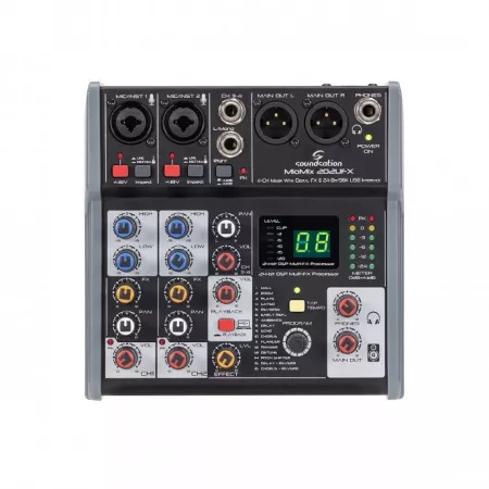 MioMix (E920E) Микшерный пульт, 4 канала, Soundsation, 202UFX