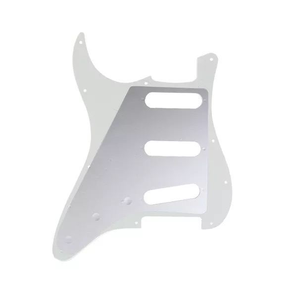 Пикгард для гитары Fender Stratocaster SSS, 3 слоя, белая, Musiclily, MX1388AW  рис.2 