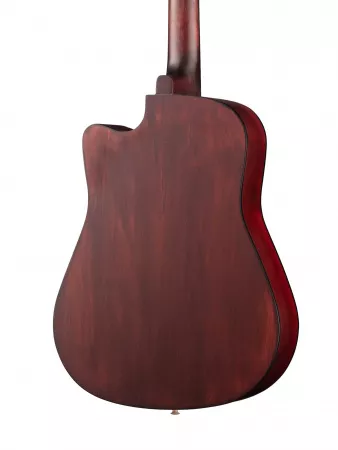 Акустическая гитара, с вырезом, санберст, Foix, FFG-3810C-SB