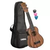 Mahogany Series Укулеле сопрано со звукоснимателем, с чехлом, цвет натуральный, Cascha, HH-2026E