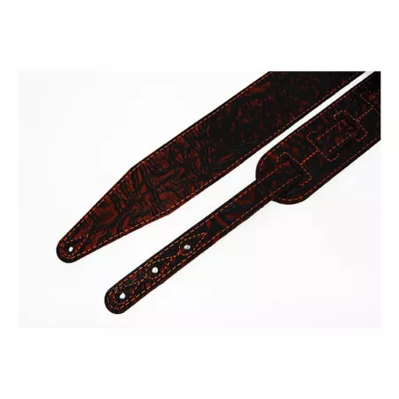 Leather Tigina Ремень для гитары, кожаный, 7 см, цвет Корица, Fidel, FL8018LT