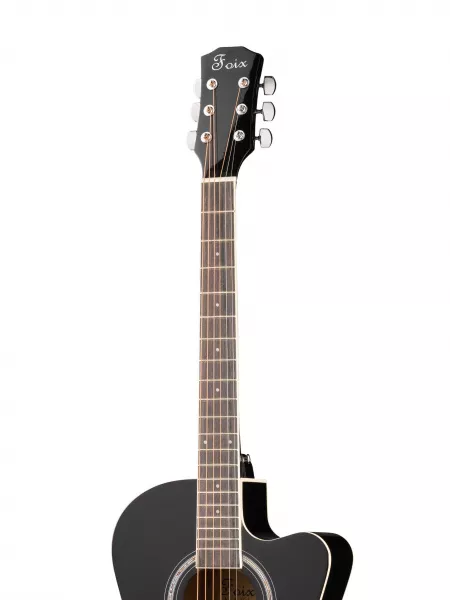 Акустическая гитара, с вырезом, черная, Foix, FFG-3039-BK  рис.2 