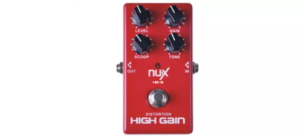 HG-6 Modern High Gain Педаль эффекта, современный хай-гейн, Nux Cherub