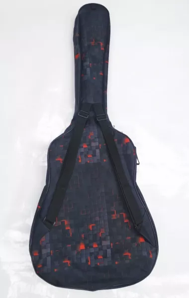 Чехол для гитары дредноут, ткань "камин", MEZZO, MZ-ChGD-1/1fire  рис.2 