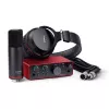 Комплект звуковая карта USB, микрофон, наушники, Focusrite, Scarlett-Solo-Studio-4th
