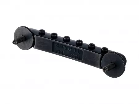 Бридж Tune-O-Matic, черный, Paxphil, BM011-BK