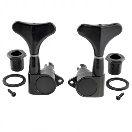 Колки для бас-гитары 2+2, черные, Musiclily, MX1357BK-2MX1358BK-2