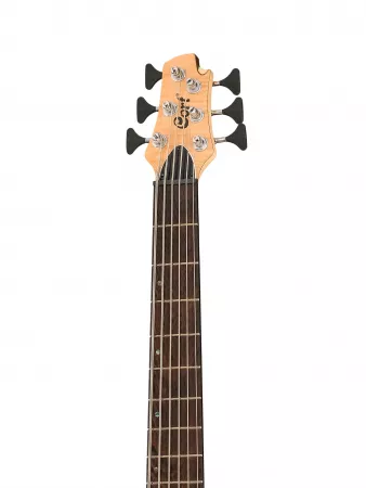 Artisan Series Бас-гитара 6-струнная, цвет натуральный, Cort, A6-Plus-FMMH-OPN
