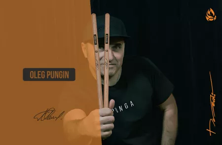 Oleg Pungin Барабанные палочки, дальневосточный клён, деревянный наконечник, Пылай, PLOP405V