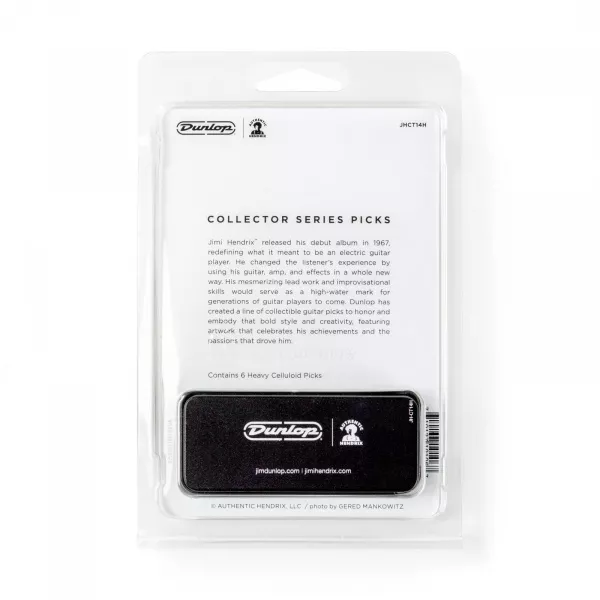 Hendrix Mankowitz Медиаторы в коробочке, 6шт, Dunlop, JH-CT14H  рис.2 
