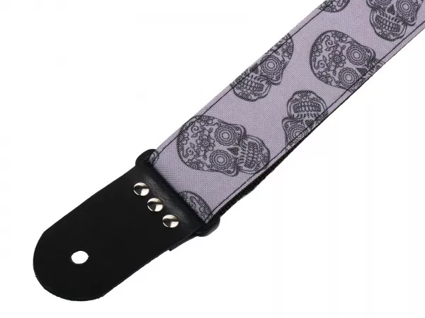 Ремень для гитары, череп2, MEZZO, MZ-RG-5skull2  рис.2 