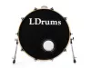 Бас-барабан 20" x 16", белый, LDrums, 5001011-2016