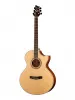 NDX Series Электро-акустическая баритон гитара, с вырезом, Cort, NDX-Baritone-NS