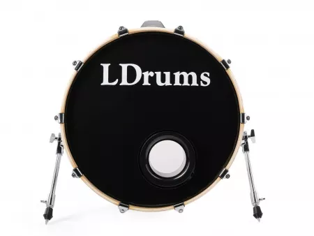 Бас-барабан 20" x 16", белый, LDrums, 5001011-2016