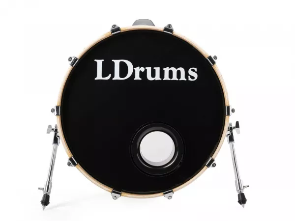Бас-барабан 20" x 16", белый, LDrums, 5001011-2016  рис.2 