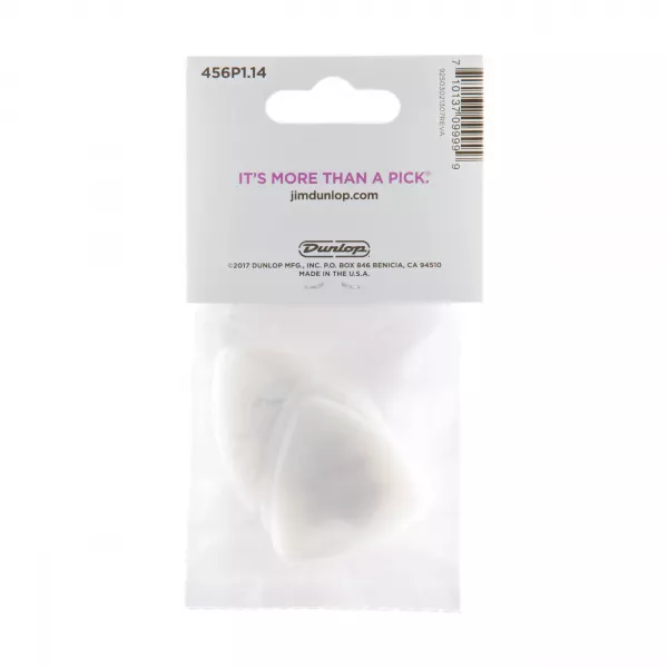 Tortex Flex Медиаторы, 6шт, толщина 1,14мм, треугольные, Dunlop, 456P1.14  рис.2 