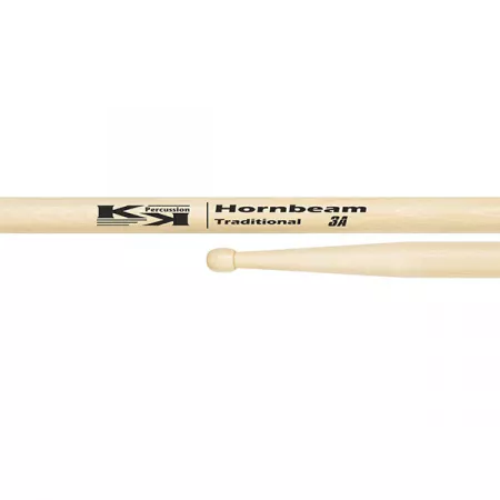KKGN0C03A Hornbeam 3A Барабанные палочки, граб, деревянный наконечник, KK Percussion