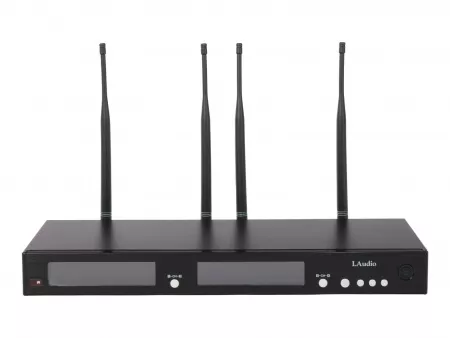 Беспроводная микрофонная система, 4 петличных микрофона, LAudio, RWS-4BLV