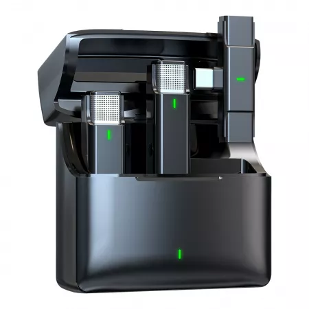 Беспроводной комплект из 2 микрофонов петличек, Type-C, Simple Fly, CYA06-B-T