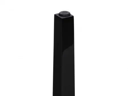 Банкетка, черный/черный, вельвет, Rin, HY-PJ018B-GLOSS-BLACK