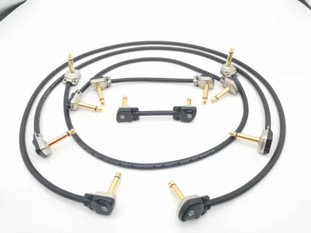 Патч-кабель угловой 0.075м, ZZcable, G48-JR-JR-0008-0