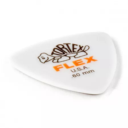 Tortex Flex Медиаторы, 6шт, толщина 0,60мм, треугольные, Dunlop, 456P.60