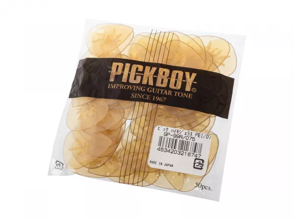 High-Modulous P.E.I Медиаторы 50шт, толщина 0.75мм, Pickboy, GP-99R/075  рис.2 