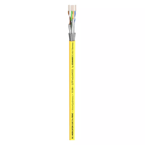 SC-Mercator CAT.7A FRNC\LSZH CPR Ylw Кабель сетевой витая пара, 100м, Sommer Cable, 580-0417FC  рис.2 
