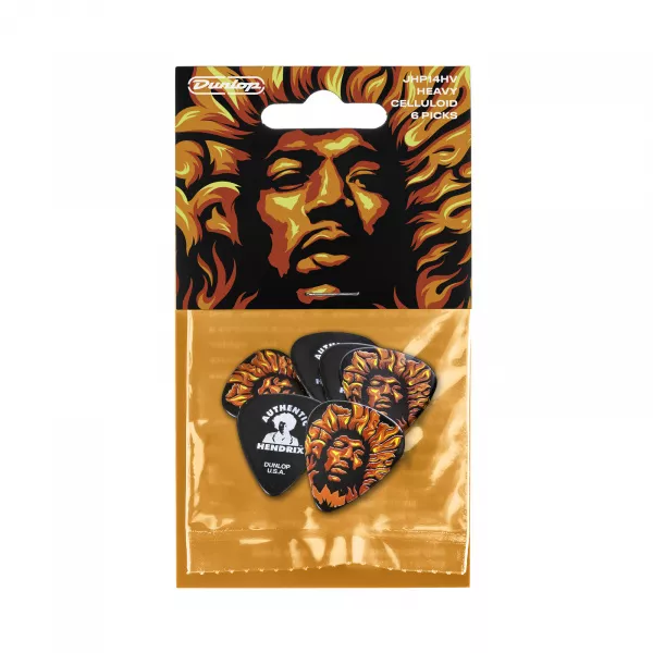 Hendrix Voodoo Fire Медиаторы, 6шт, Dunlop, JHP14HV  рис.2 