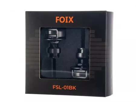 Крепление ремня с блокировкой для гитары (стреплоки), чёрный, Foix, FSL-01BK
