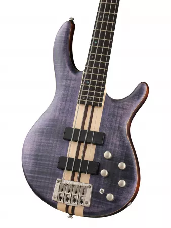 Artisan Series Бас-гитара, черная, Cort, A4-Plus-FMMH-OPLB