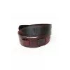 Leather 21 Ремень для гитары, кожаный, тлеющий костер, Fidel, FL60029L21L