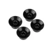 Комплект ручек потенциометров (2+2), Les Paul, черные, Musiclily, MX1566BK-2-MX1568BK-2