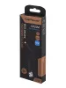 Кабель GP21M USB (m)-microUSB (m) 2.4A силикон черный, GoPower, 00-00028366
